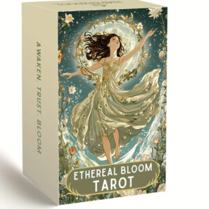 دِک تاروت «Ethereal Bloom» با ۷۸ کارت به همراه کتاب راهنما | مجموعه کامل کارت‌های اوراکل و تاروت مناسب برای خودشناسی، پیشگویی و دریافت الهام