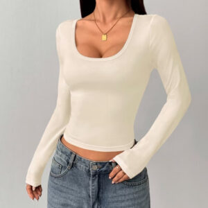 بلوز زنانه آستین بلند | جذب (Slim Fit)،دارای سایزبندی