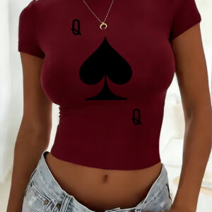 تیشرت آستین کوتاه جذب با طرح دوبعدی– وینتیج